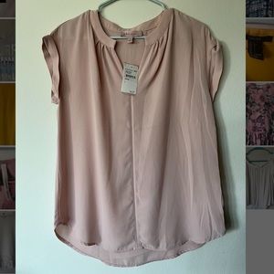 Blush pink blouse NWT